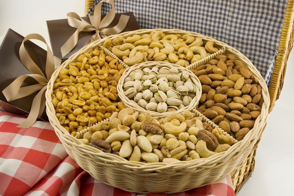 Five Section Nut Basket (3.5 Pound Basket)