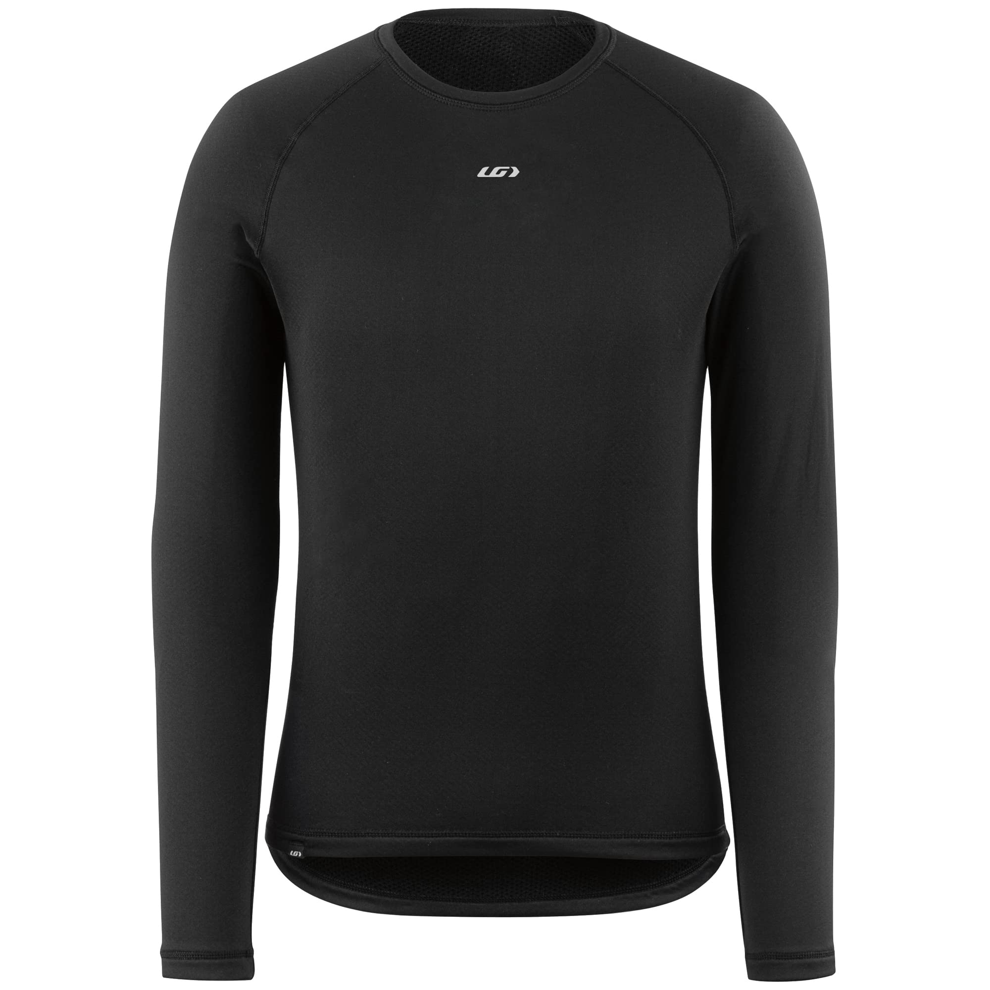 louis garneau, men's, 3000 crew neck, black, medium