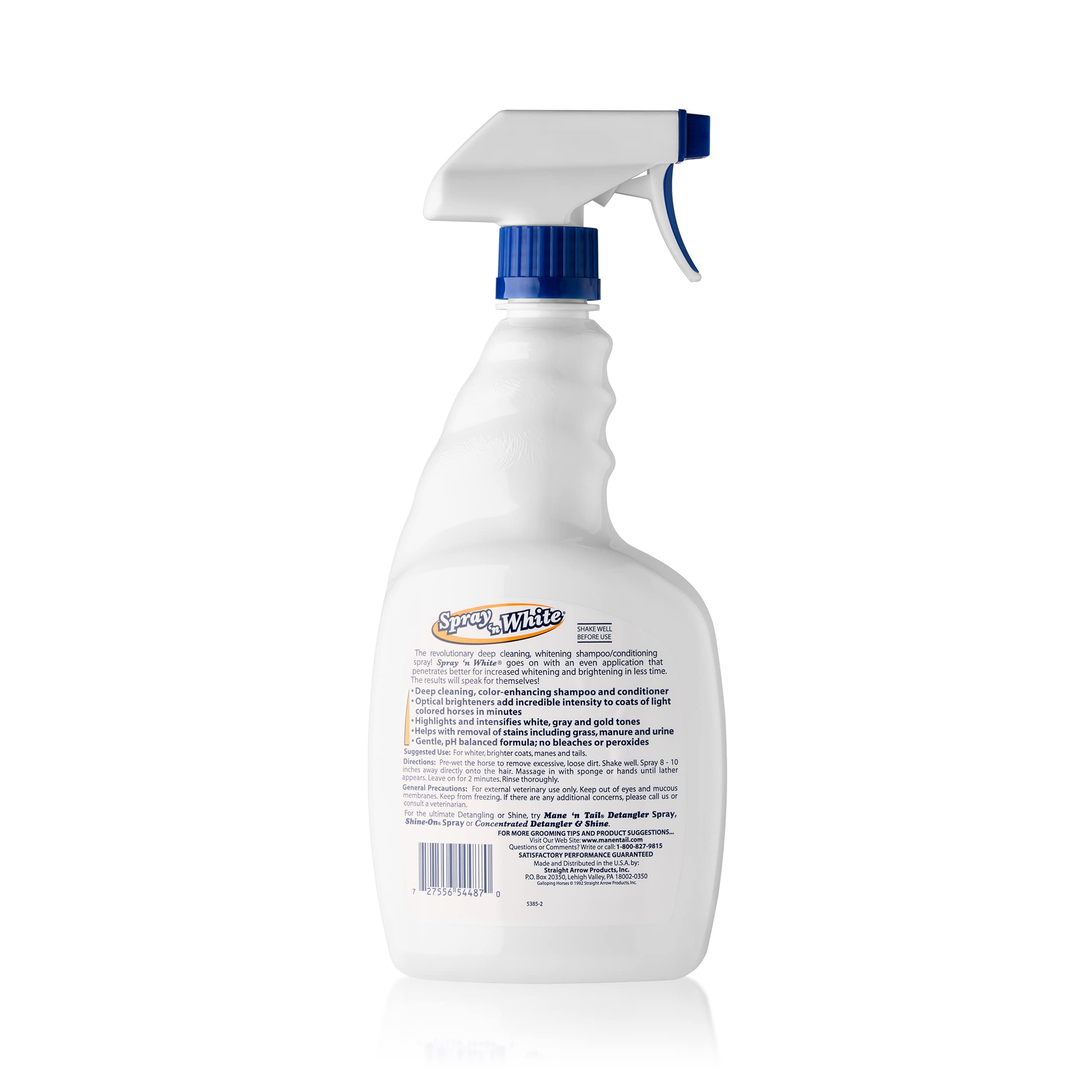 Straight Arrow Products 544876 Spring White Shampoo per Cavalli, 907,2 Gram