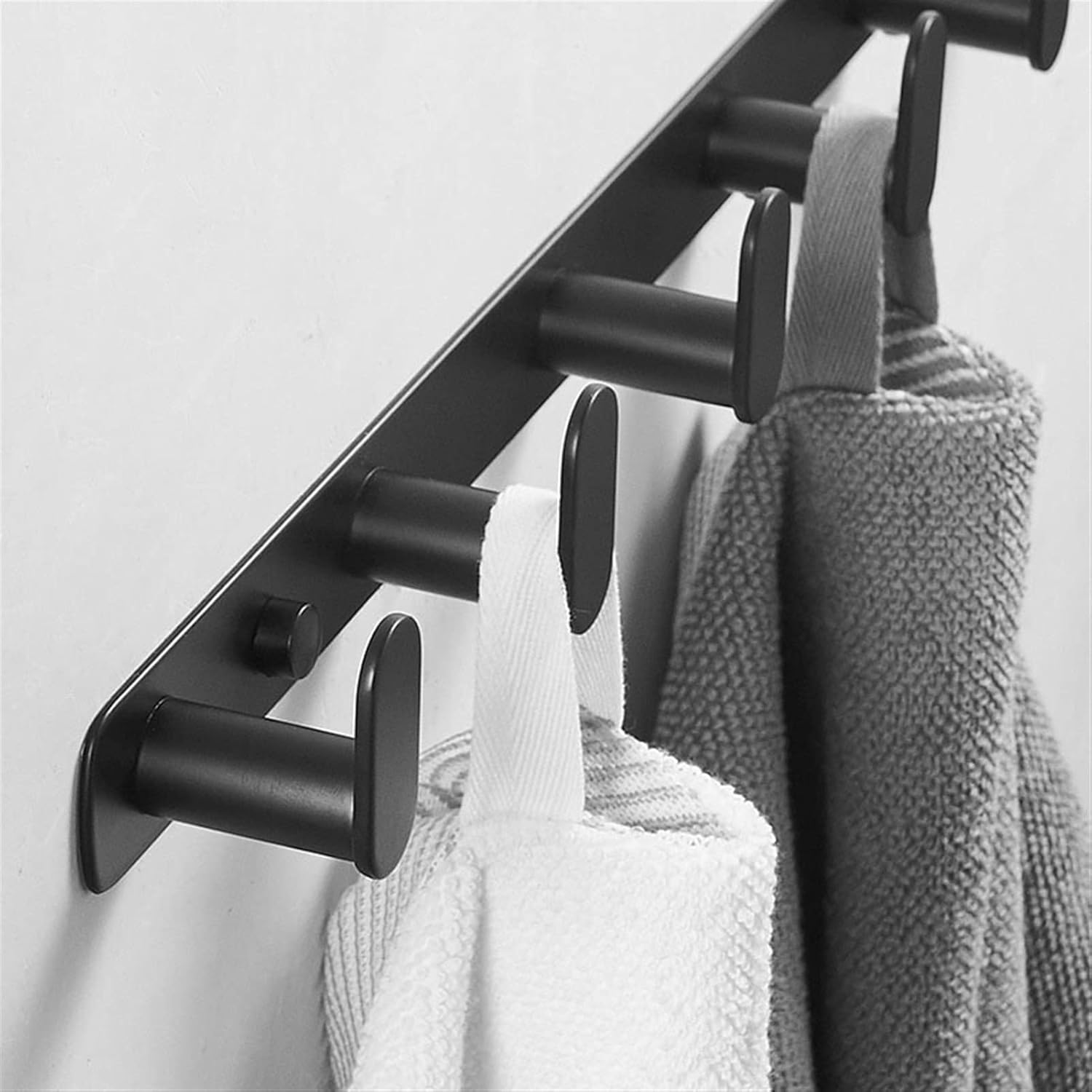 Wall-Mounted Coat Rack Coat Rack Wall Mount, Metal Hook, Coat Hook, Simple Shelf for Entrance, Living Room, Bedroom, Wardrobe, Porch, Kitchen Coat Rack Hooks