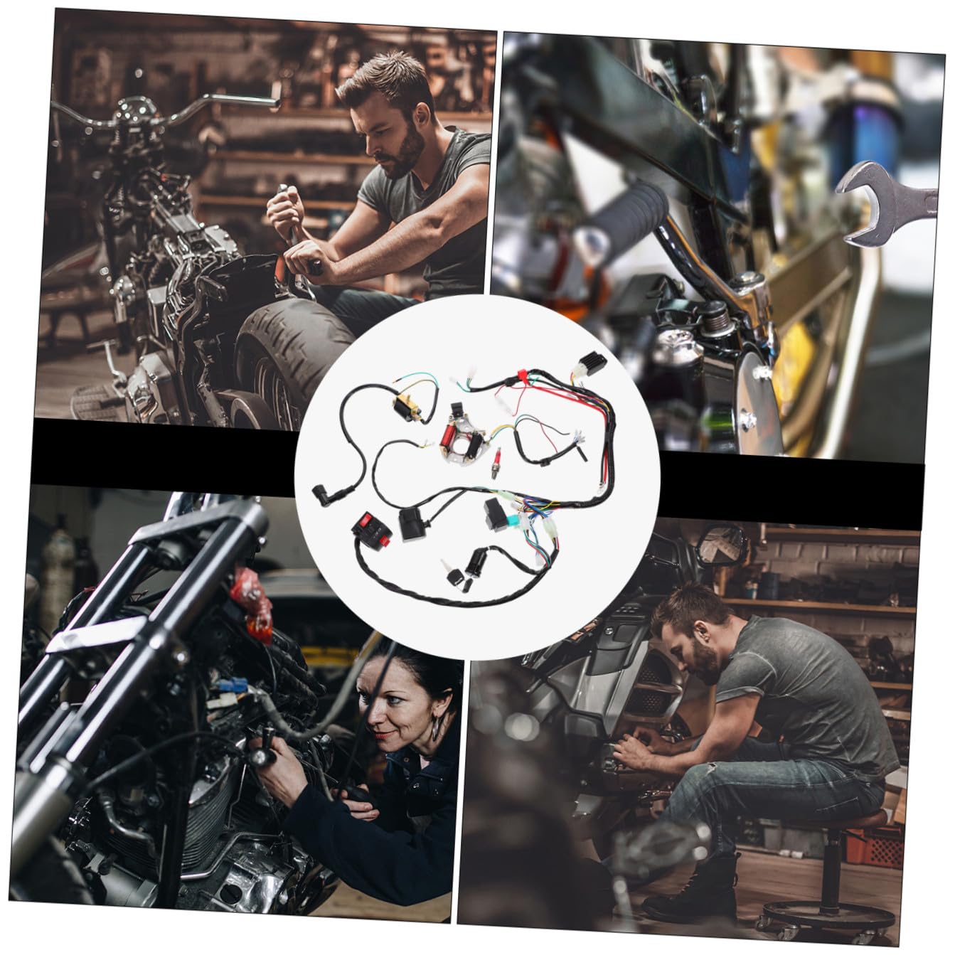 Faisceau de Câbles de Remplacement pour Vtt 1 Set Abs pour Moto