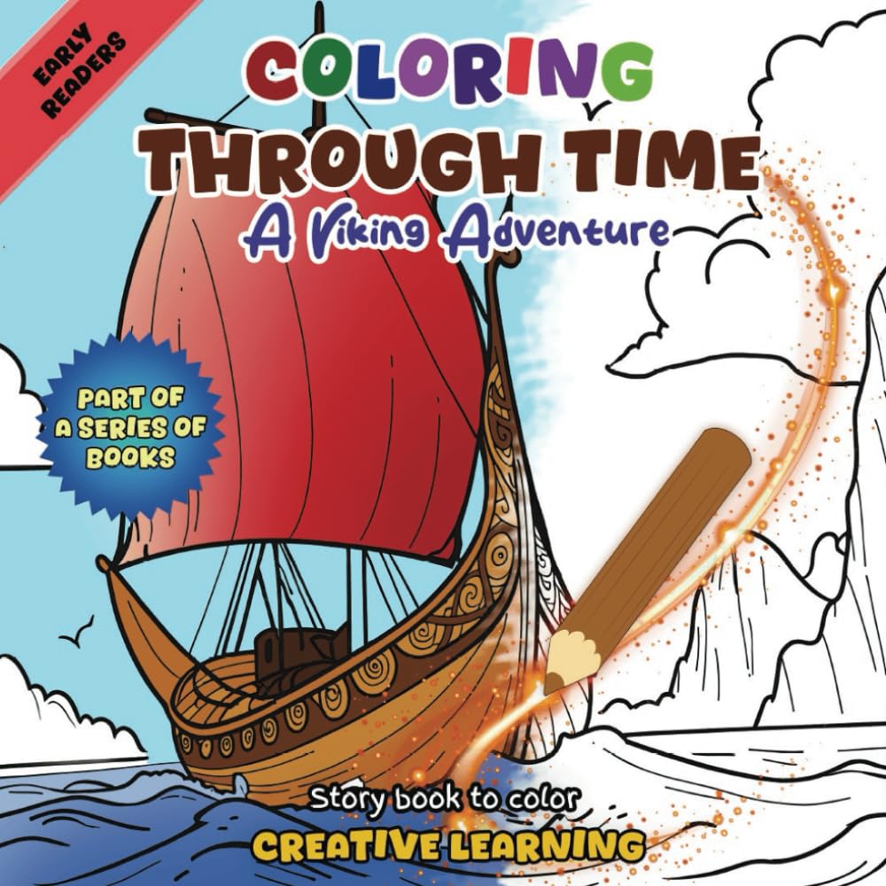 Coloring Through Time: A Viking Adventure