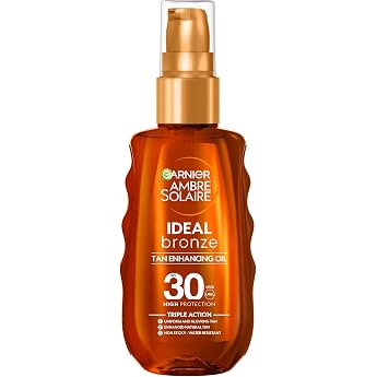 GARNIER Ambre Solaire Ideal Bronze Tan Enhancing Protection Oil SPF30 150 ml
