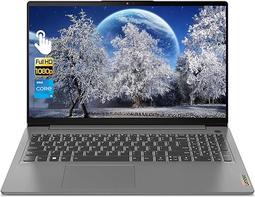 Miniatura 1 de Lenovo Ideapad - Laptop con pantalla táctil FHD de 15.6, Intel 10 Core i5-1235U (Beats i7-1195G7, hasta 4.40 GHz), 8 GB de RAM, 512 GB PCIe SSD,