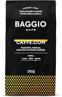 Baggio café café torrado e moído premium caffè.com 250g