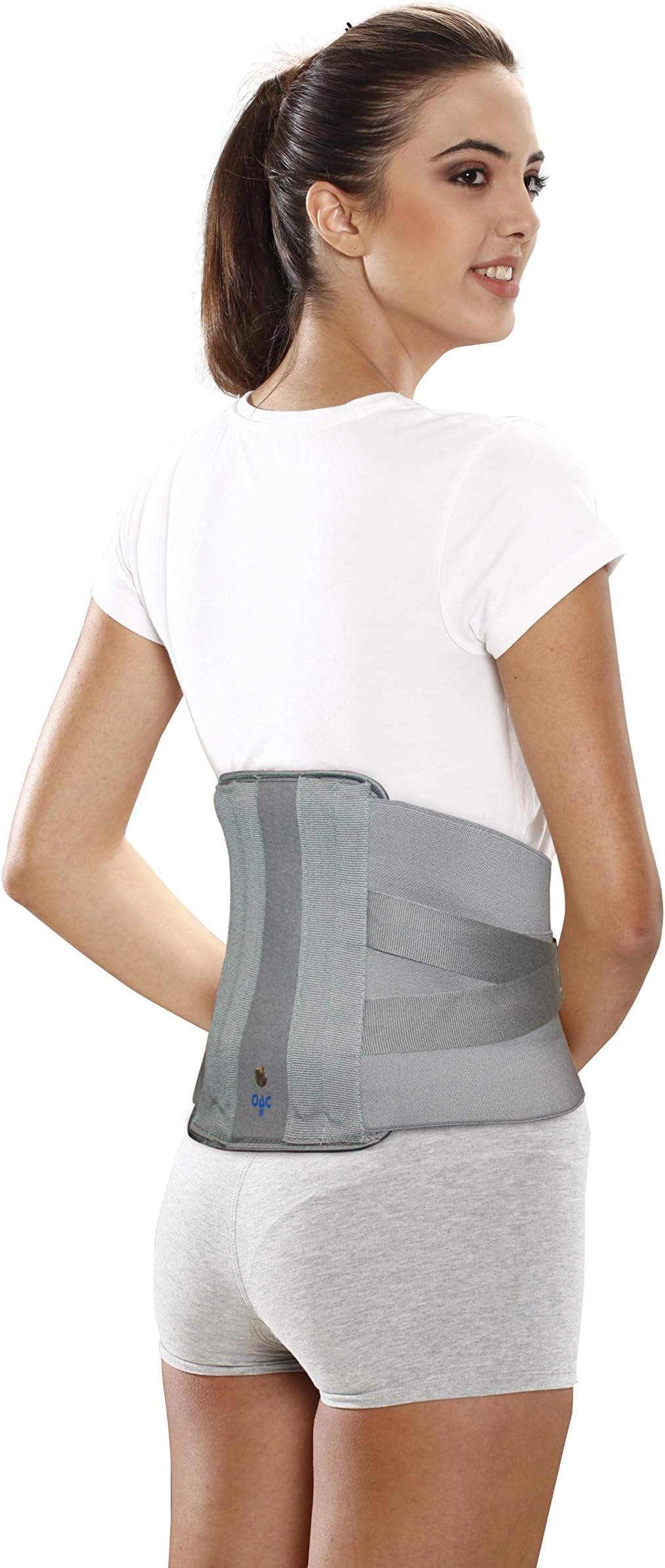 TYNOR OAC Contoured L.S. Belt, Grey, Medium, 1 Unit
