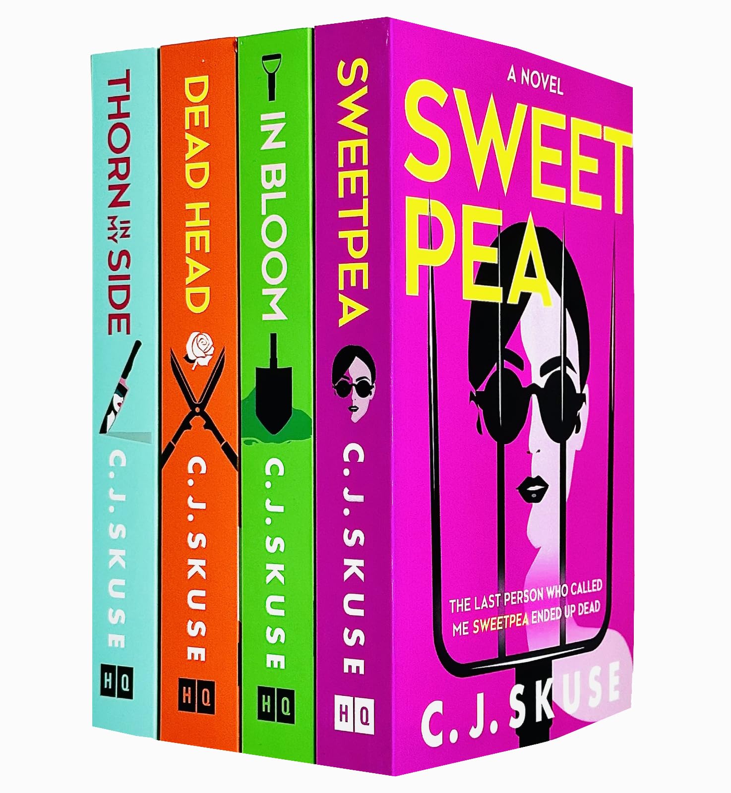 Sweetpea Series 4 Books Collection Set By C. J. Skuse (Sweetpea, In Bloom, Dead Head & Thorn in my Side) Paperback