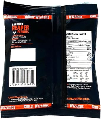 Carolina Reaper Peanuts - Hot as Hell Seasoned Peanuts 80g