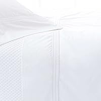 Vista 12 de Pine Cone Hill Trio - Sábana plana negra, tamaño individual, patrón sólido negro