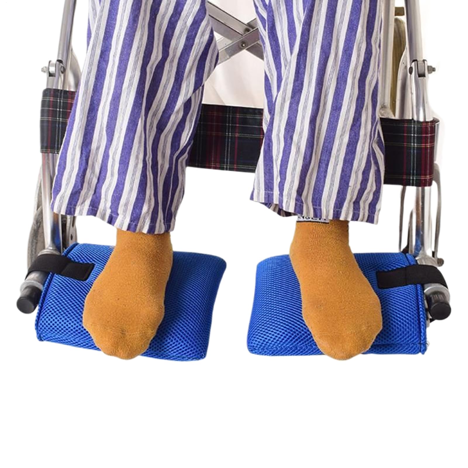 Funda para reposapiés para silla de ruedas, suave, antideslizante, cómoda, herramienta de, funda deslizante para silla de ruedas, para ancianos, discapacitados, patio, césped, al aire