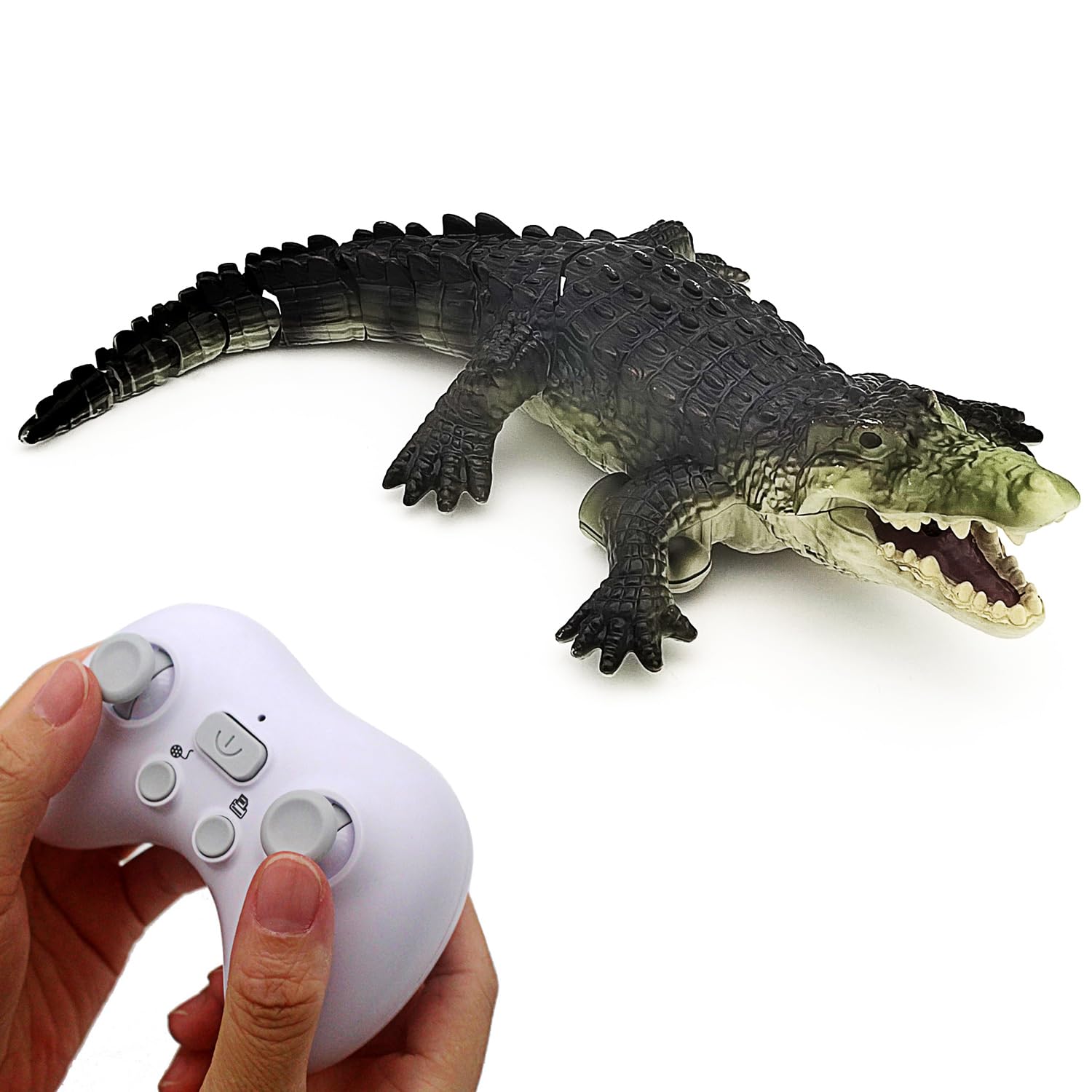 Amazon.co.jp: Tipmant シミュレーションRCクロコダイルリモートラジオ