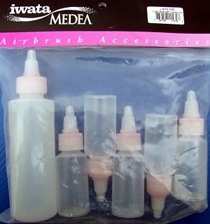 IWAI0470HS Iwata High Strength Translucent Hobby Bottles - 5 Pack