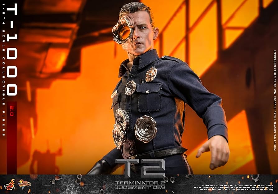 その他 Hottoys T-1000 1/6 ターミネーター2』に登場する「T-1000」が、2.0版として
