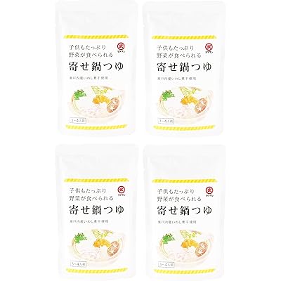 タケサン 寄せ鍋つゆ 140g×4個 国産 鍋の素