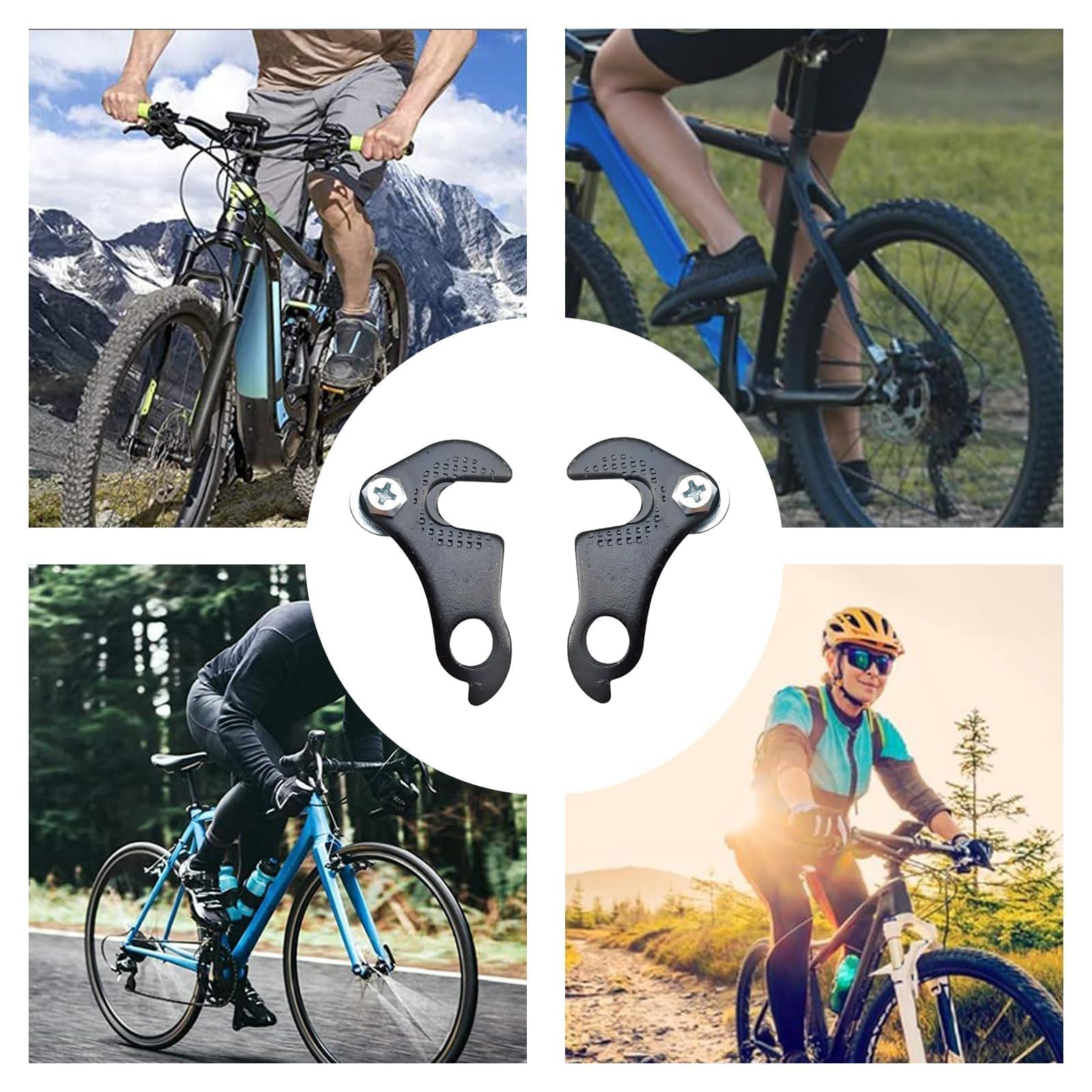 Fahrrad Schaltauge Universal Kompatibel mit Shimano MTB Aufhäng 2 Stück
