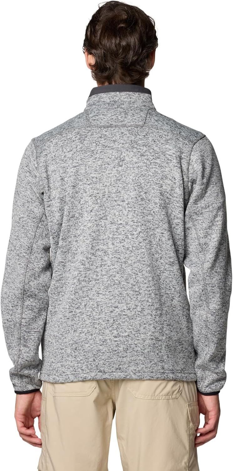 Columbia Men's Sweater Weather Full Zip, City Grey Heather, 2X Tall - Image 2