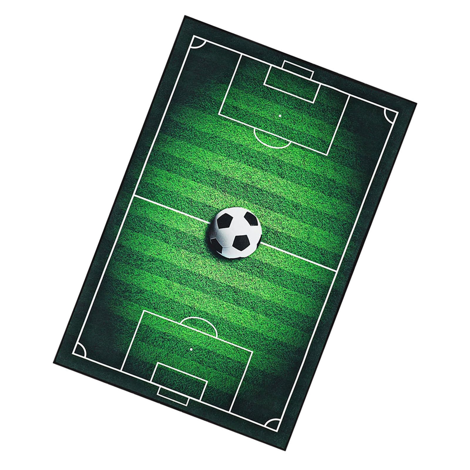 Alfombra de fútbol resistente al desgaste y fácil de limpiar Kichvoe