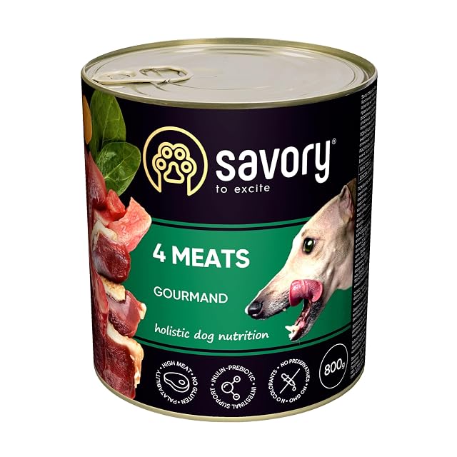 Foto 2 de 4 de Savory - Comida húmeda para Perros - Comida húmeda para Perros - para Perro Adulto - 4 Tipos de Carne