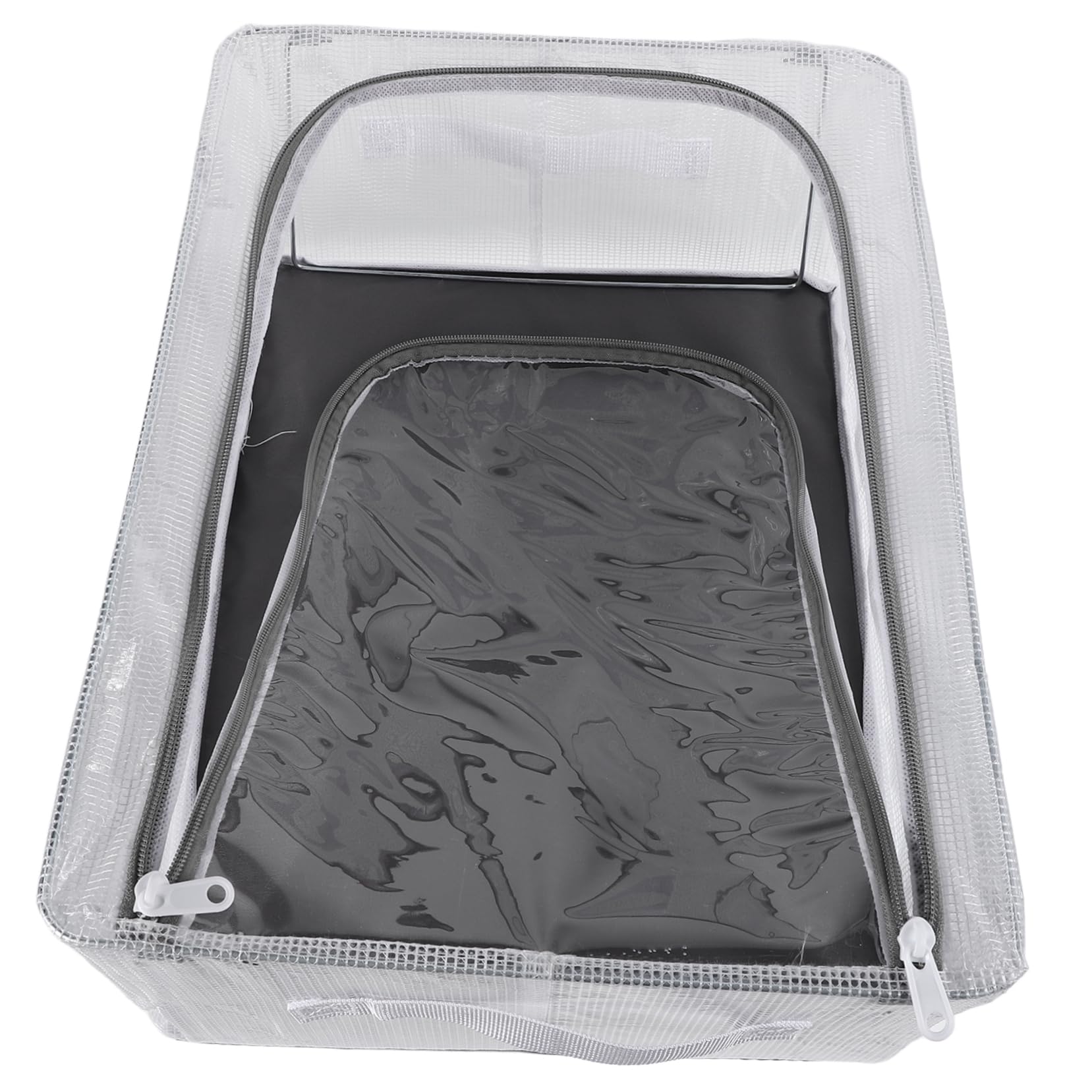 PRETYZOOM Stackable Hat Storage Box with Lid for Baseball Caps Hat Organizer Pouch for Home Travel