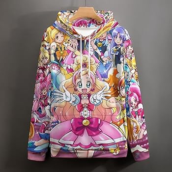 Amazon.co.jp: [NYBOX] プリキュアパーカーハンガー 大人用長袖連帽