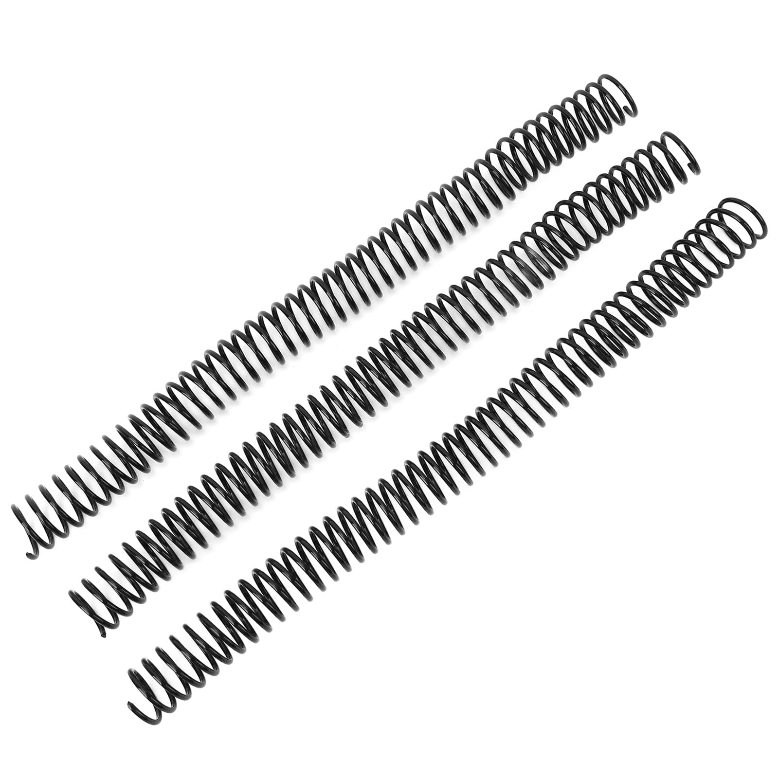 Kunststoff-Spiralbindespulen für Dokumente, 170 Blatt Kapazität, 4:1 Teilung, 360-Grad-Drehung, Papier im Letter-Format, 50 Spulen, für Bindemaschinen (Schwarz)
