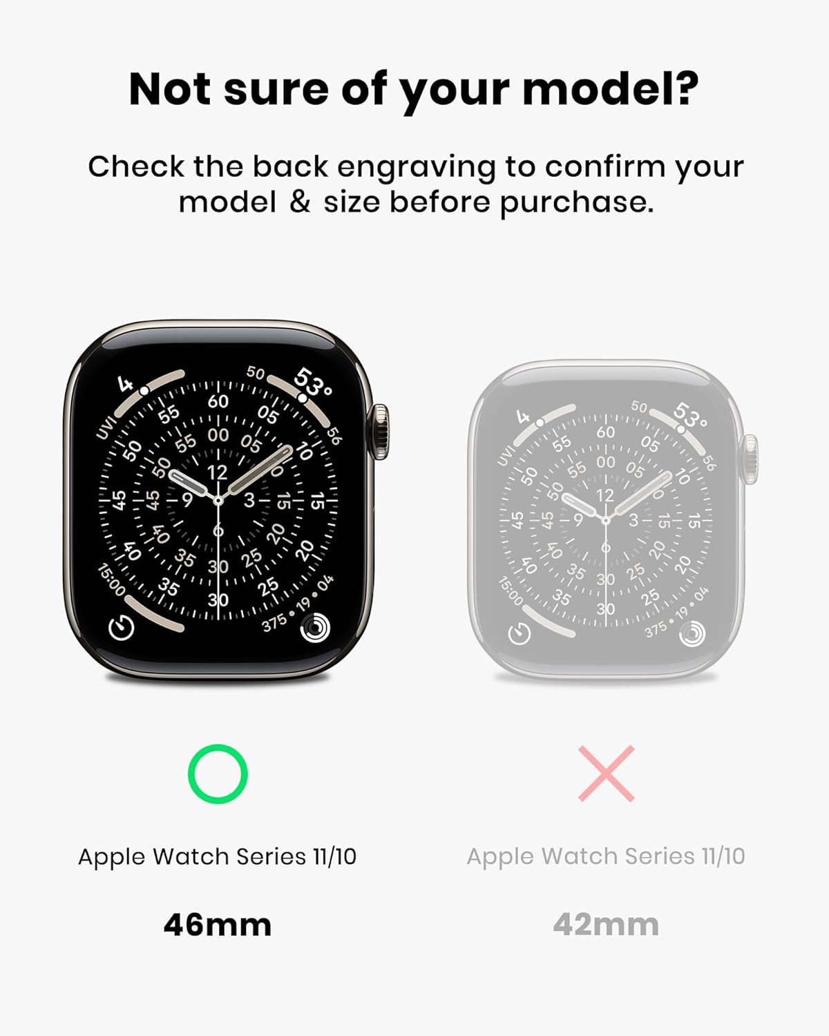 amBand Rugged Case with Band for Apple Watch 46mm, Compatible with Apple Watch (iWatch) Series 10 11, Military Grade Shockproof Bumper Cover, Tactical Band for Men, Army Green - Image 2