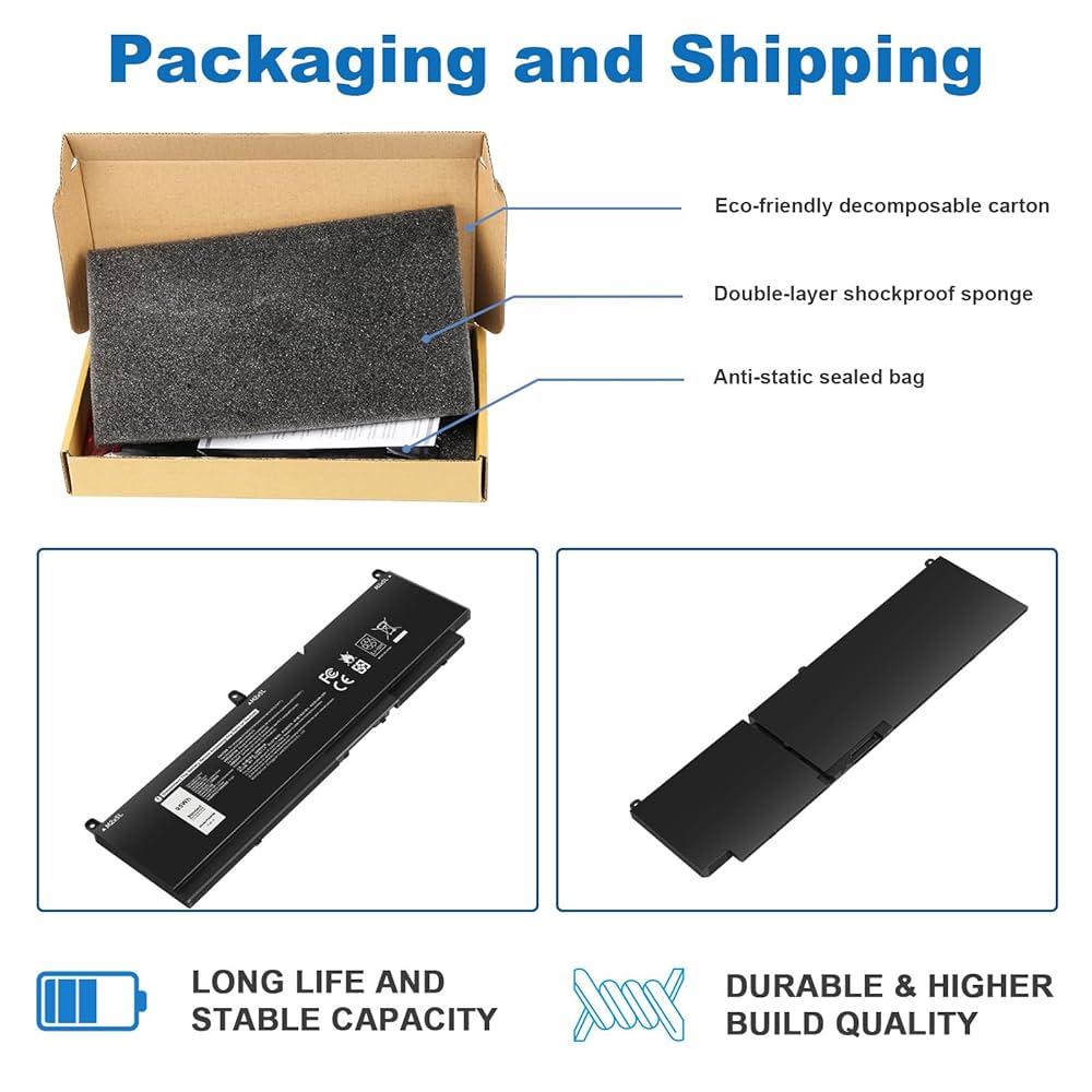 バッテリー超優良/Dell Precision 7550/RTX3000 Amazon.com: NBULBL PKWVM Laptop Battery Replacement for Dell