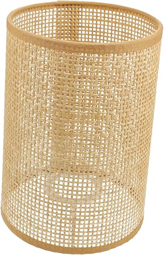 Lámpara de escritorio, lámpara de mesa, ventilador de techo, lámpara de casa de campo, cubierta de lámpara de piso, pantalla tejida para lámparas de