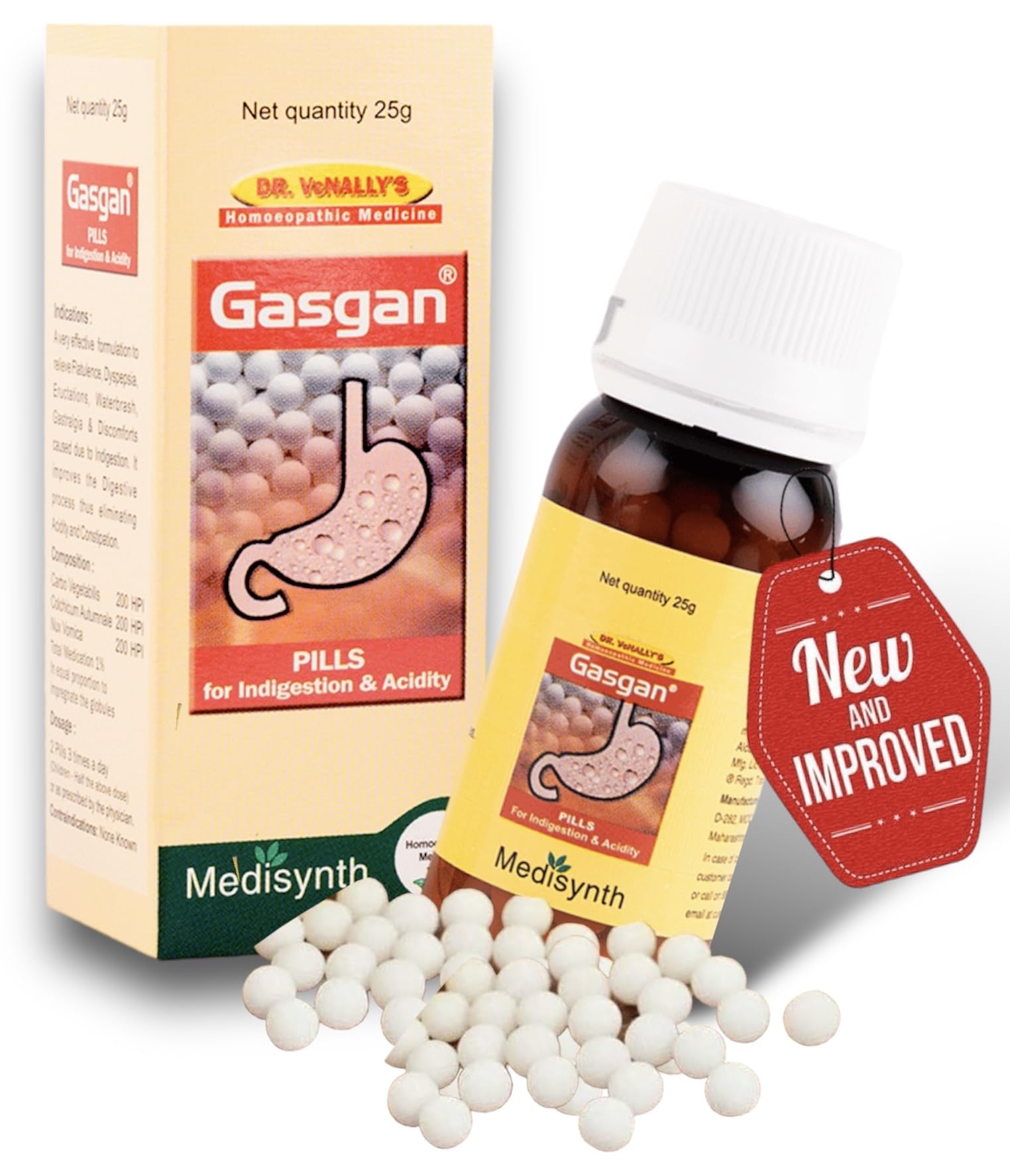 Medisynth Gasgan Homeopathic Medicine Pills (25g) - Set of 1 Bottle (B0CRJR7JWL) Amazon Price History, Amazon Price Tracker
