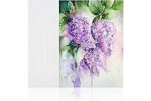 Phinus Water Sensitive Watercolor Paper for Stunning Artistic Creations (20 Sheets, 9x12in)