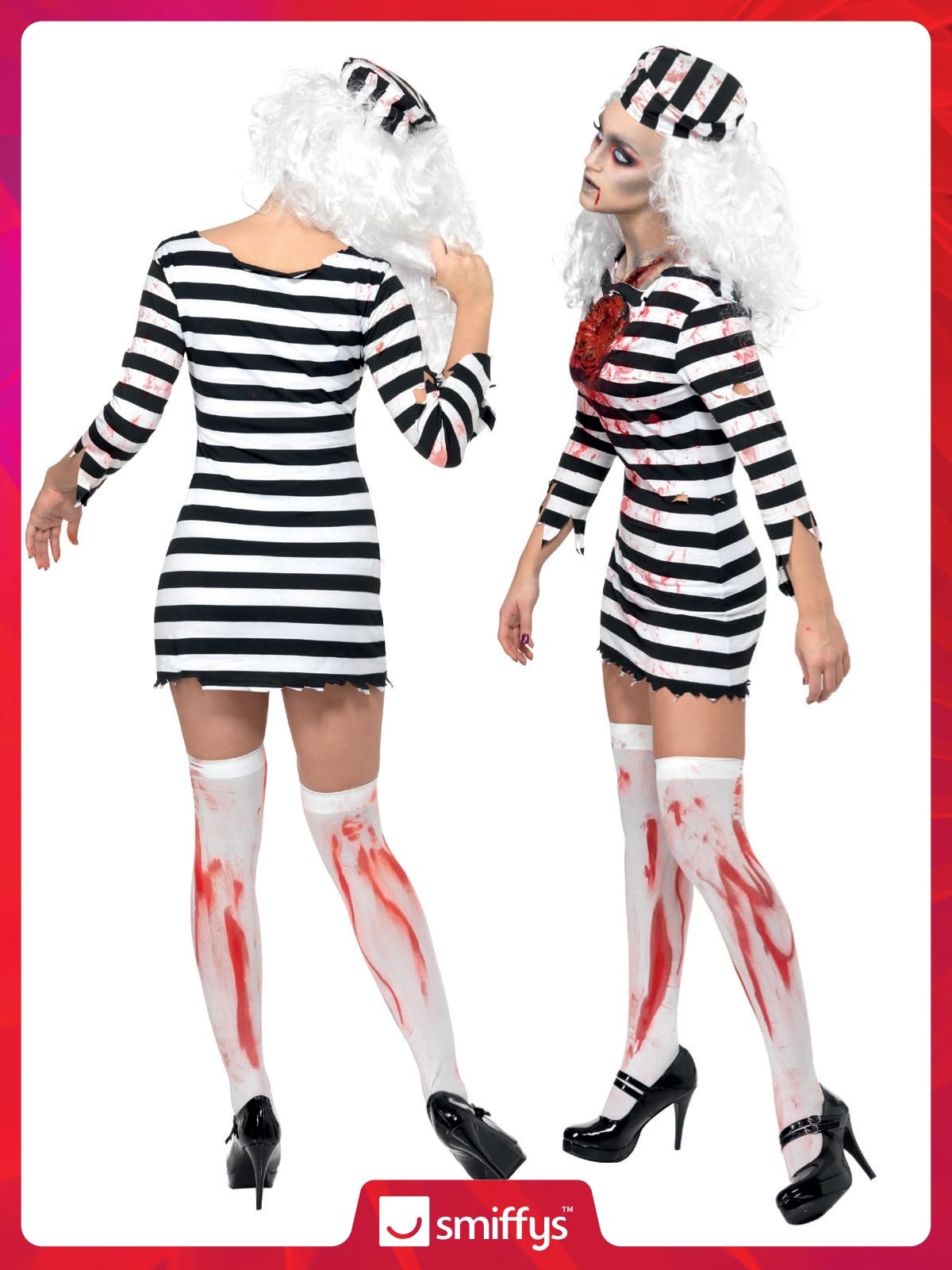 SMIFFYS Costume Zombie Detenuta