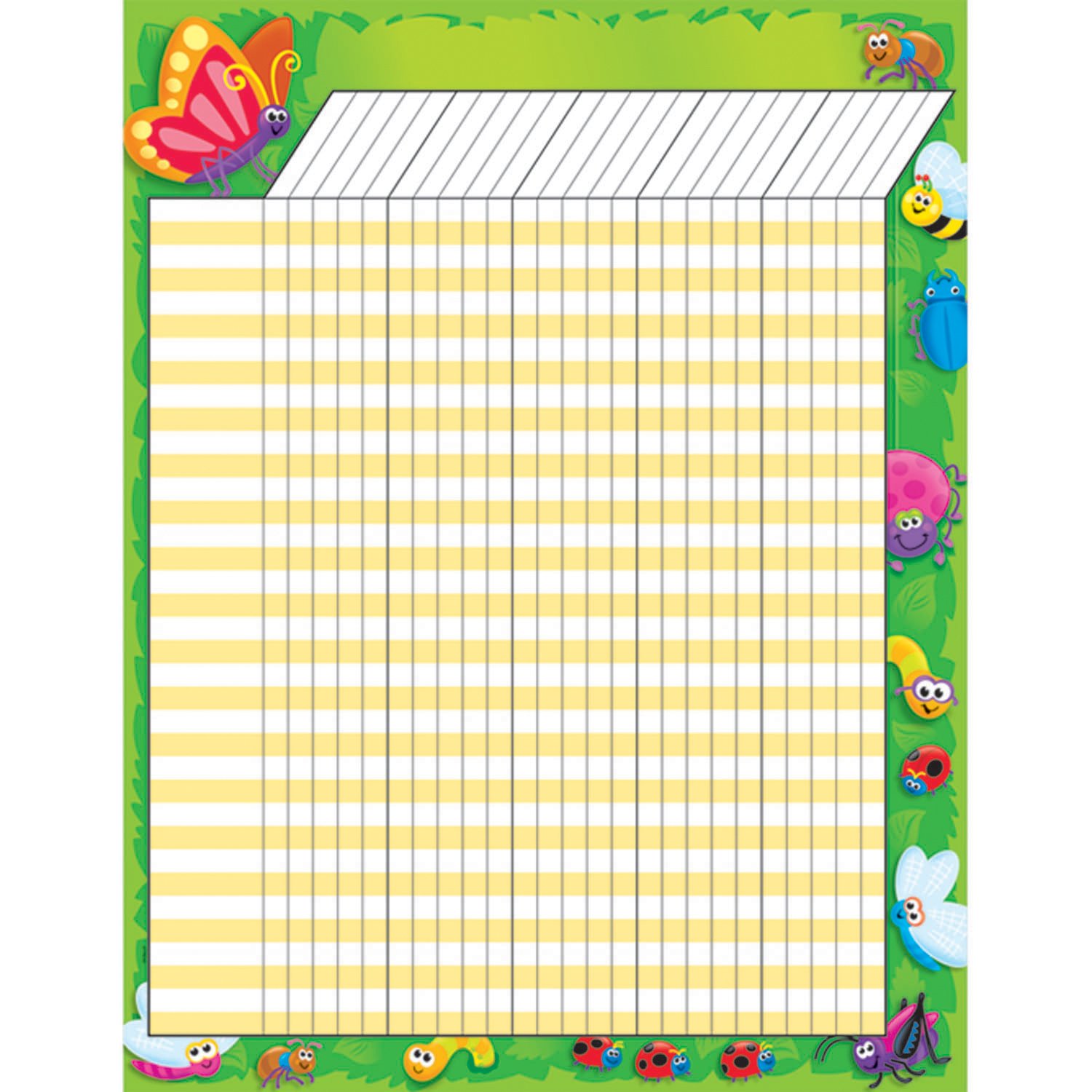 TREND ENTERPRISES, INC. Bugs Incentive Chart, 17" x 22"