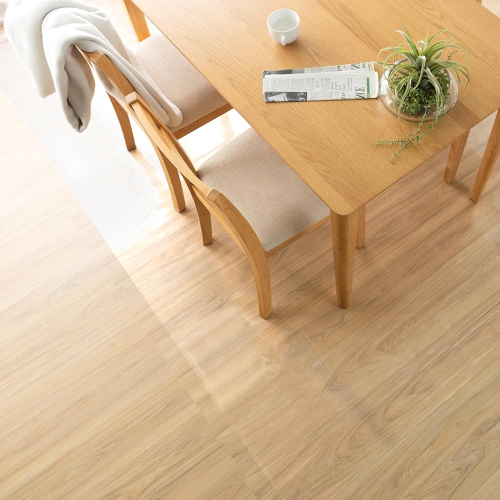 タンスのゲン ダイニングマット 透明 180×240cm 厚さ1.5mm Amazon | タンスのゲン 【お手入れ簡単】 ダイニングマット 透明