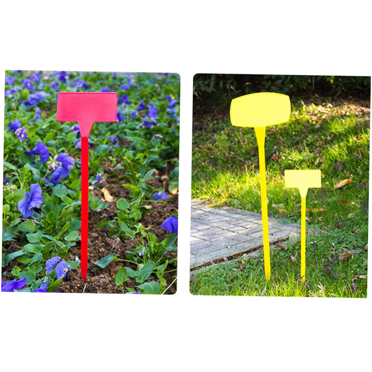 Lot de 2 Étiquettes de Jardin Marqueurs de Plantes Taille pour Une Identification Facile Des Plantes 10 Pièces