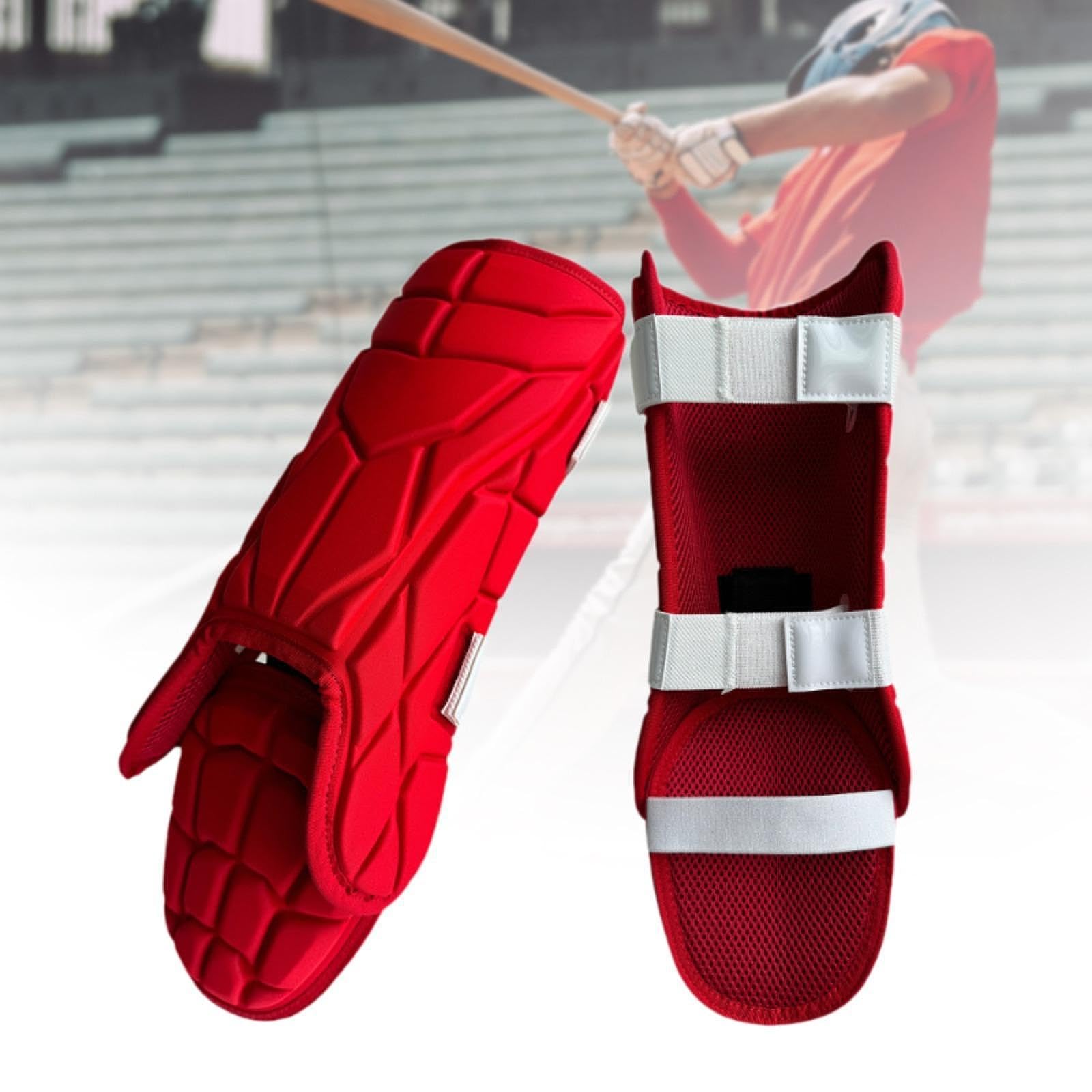 Perfeclan Protectores de piernas de béisbol y Softbol Protectores de pies para Adultos protección en Deportes multifunción cómodo Protector ergonómico Ajustable