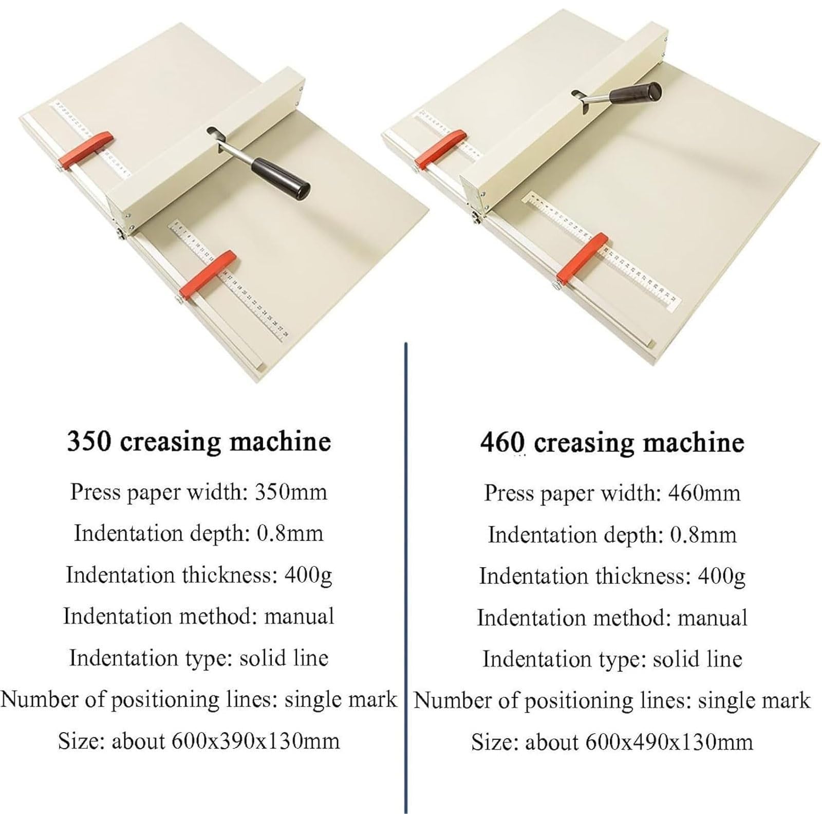 Piegatrice manuale per carta, segnapunti in metallo, righello di posizionamento preciso, facile da usare per progetti fai da te, elaborazione di documenti in casa e in ufficio
