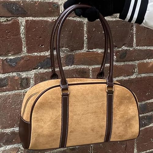 Miniatura 6 de Bolso de hombro vintage para mujer, bolso de hombro con botón y axilas Y2K, bolso de hombro retro para mujer