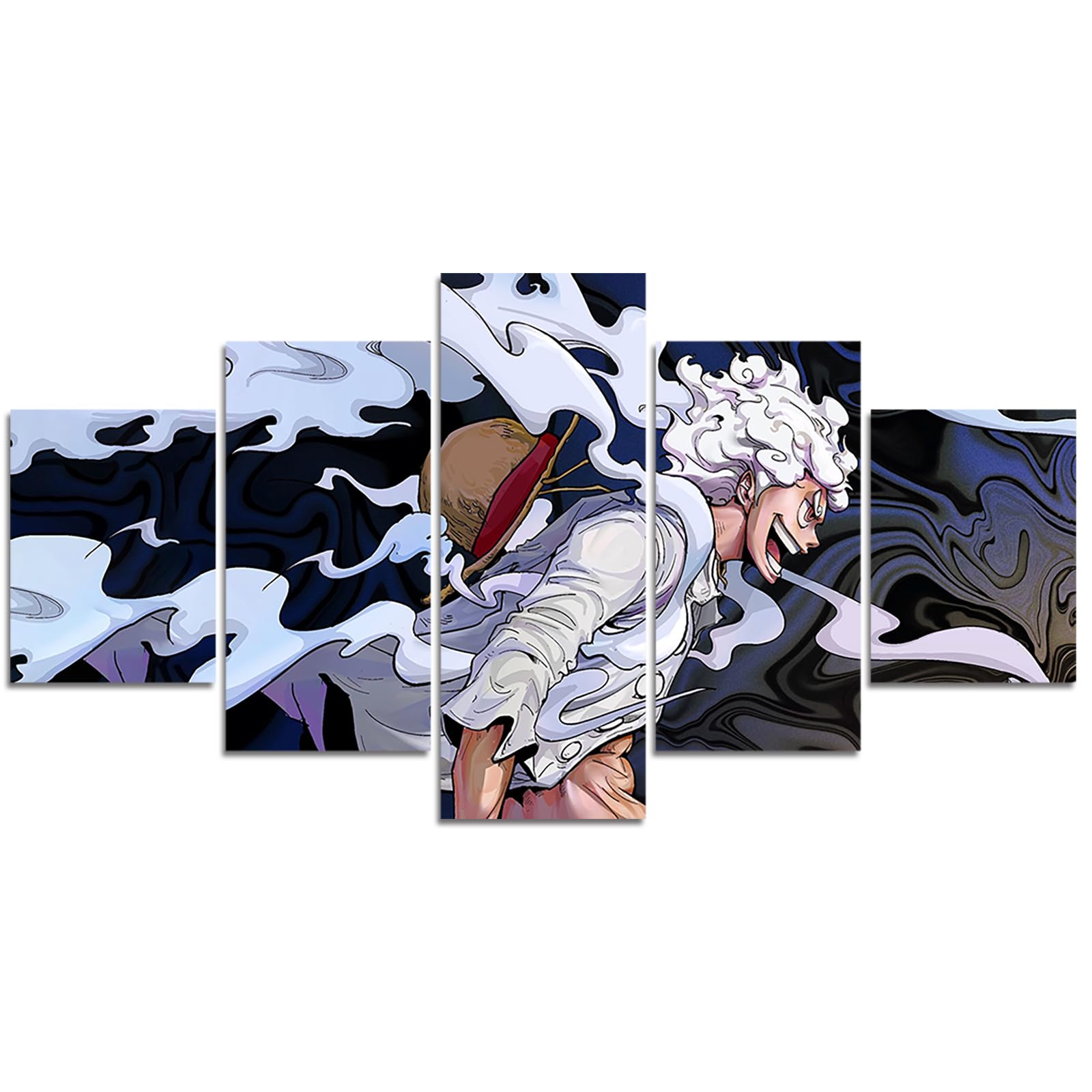 Anime Poster Gear 5 Luffy Poster Hd Print Canvas Painting 