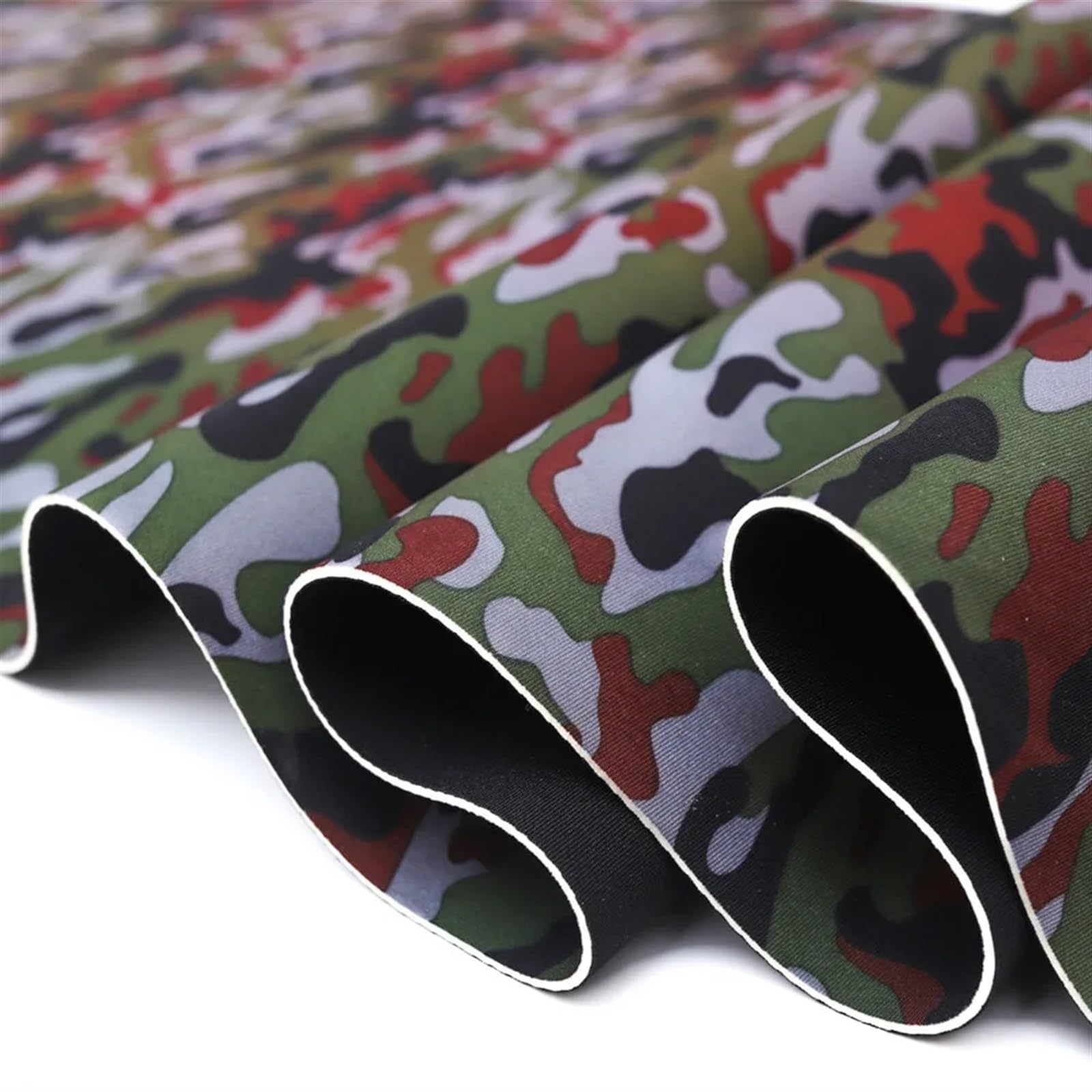 Neopren-Stoff zum Nähen, Neopren-Gummiplatte, 2 mm bedrucktes, genähtes Neopren-Gewebe, wasserdicht und Winddicht for Reisetaschen-Tauchschutz(45cm x 135cm)