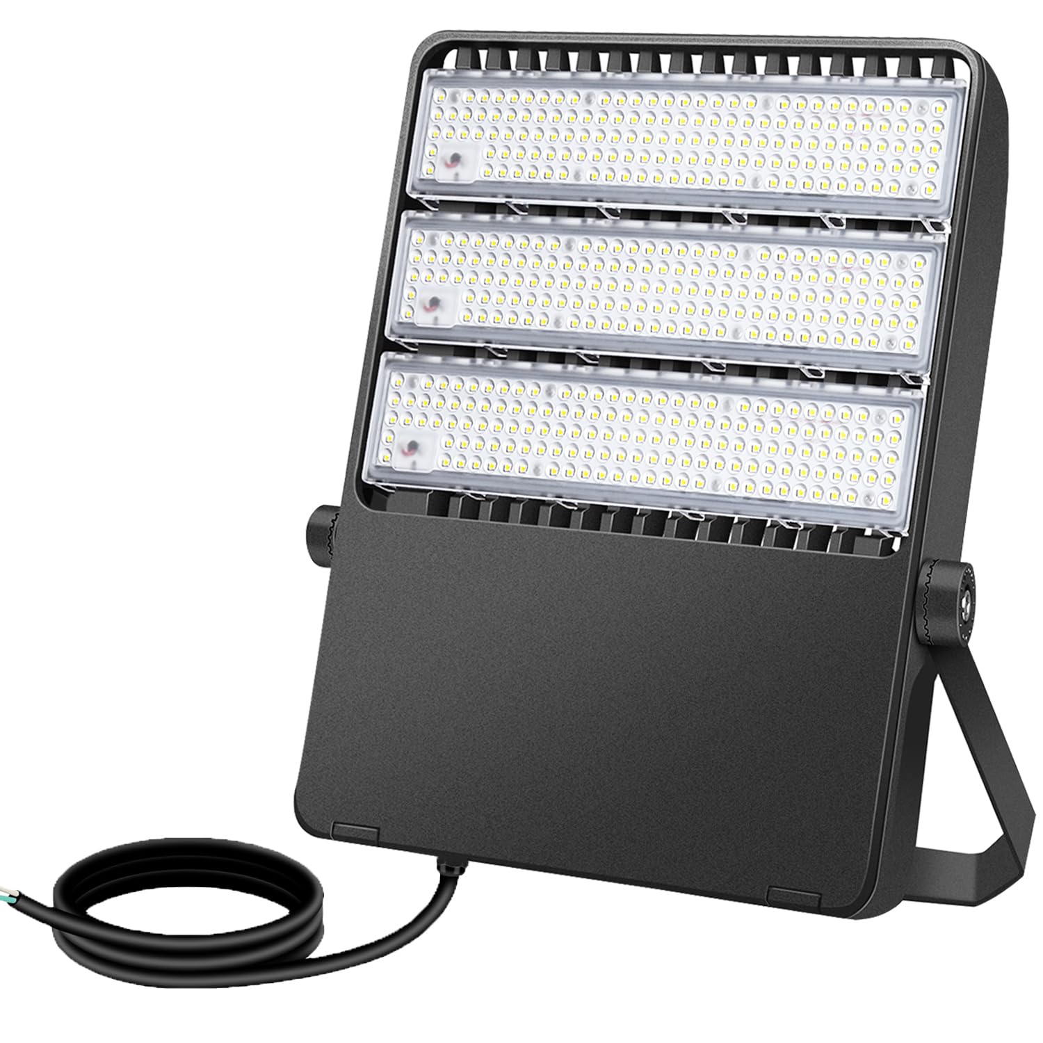 LEDMO 360W LED Stadium Flood Light Outdoor 42,000LM Ultra Wide Lighting Angle Adjustable Mount Waterproof 5000K Commercial Exterior Lights Fixture for Arena Rink Backyard Sport Court Jobsite