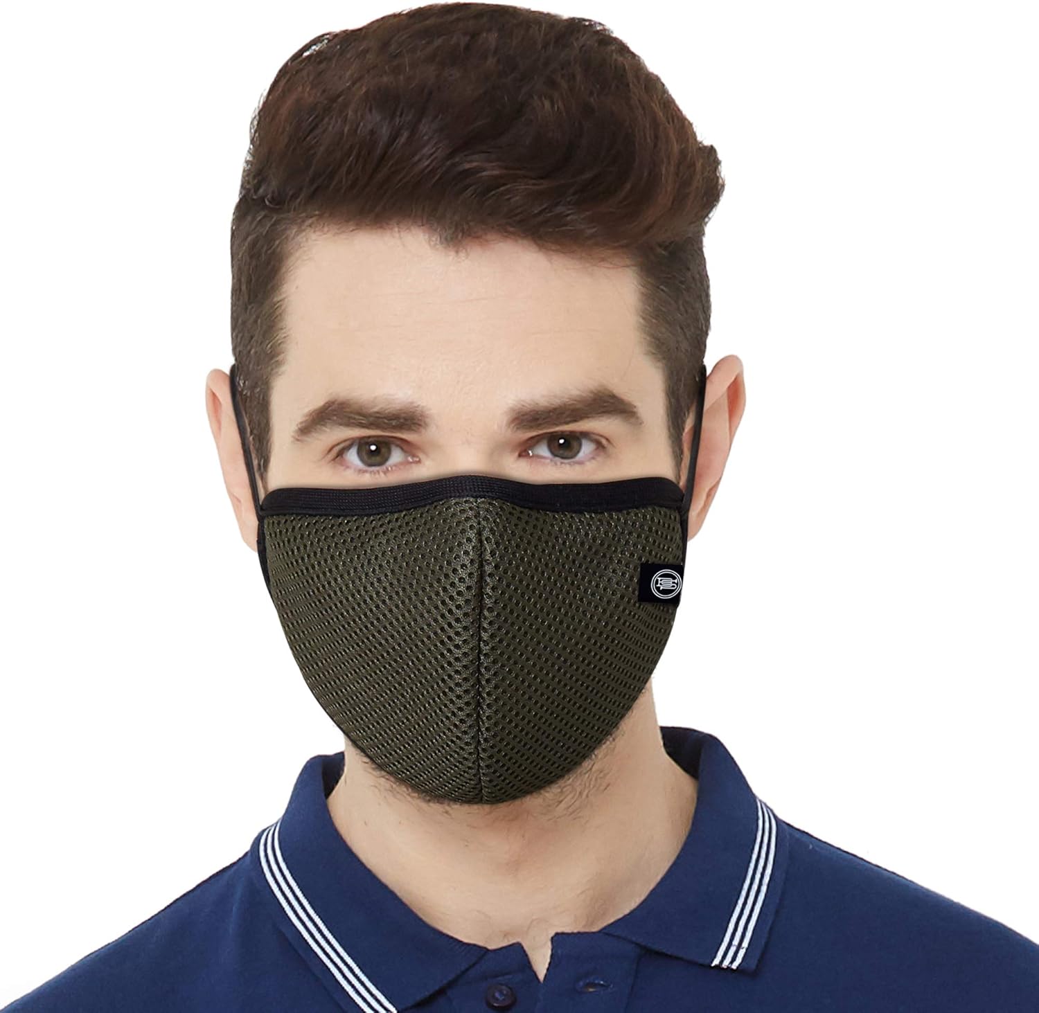 New Deal Reusable Fabric Face Mask Unisex Washable with Adjustable Ear loops Air Mesh Max by Badger Smith (Large, Black Navy Olive Green Pack of 3) Up To 50% OFF Reusable Fabric Face Mask Unisex Washable with Adjustable Ear loops Air Mesh Max by Badger Smith (Large, Black Navy Olive Green Pack of 3)