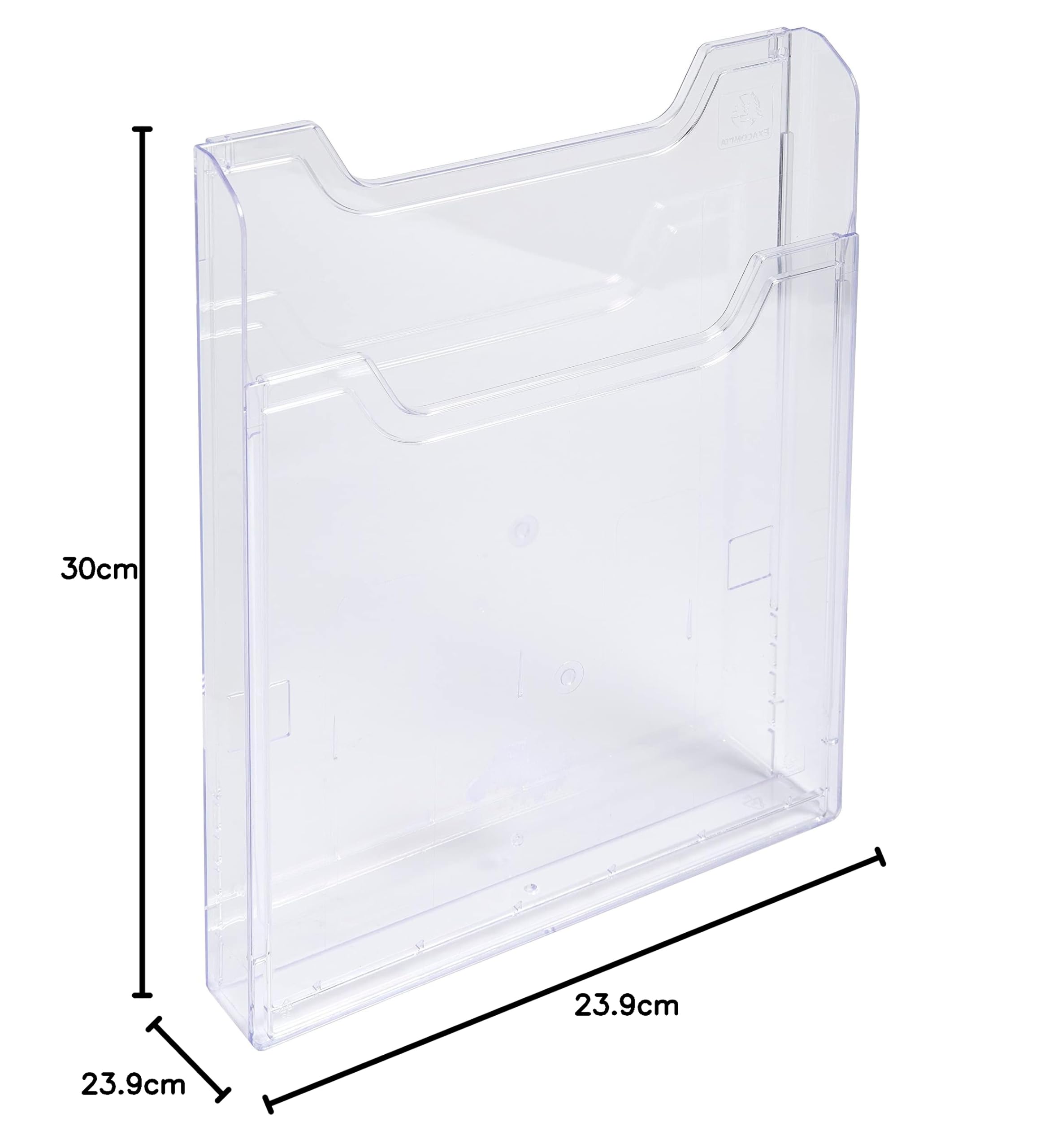Presentación Exacompta Wallrack 3,80 x 23,90 x 30 cm Cristal