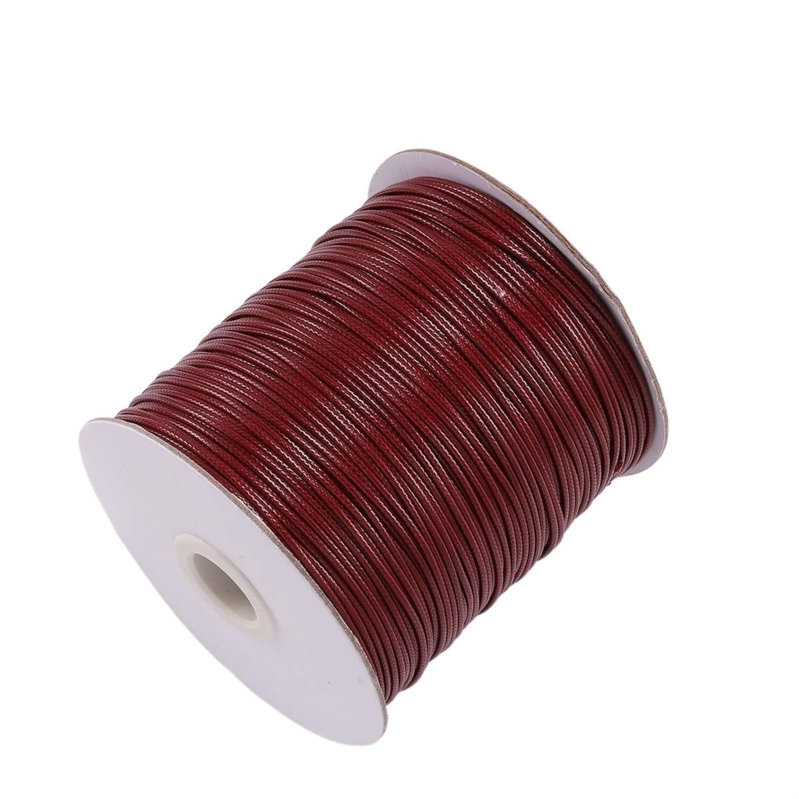 Embroidery thread, Leather Cords 10 Meters 0.5-2.5mm Multicolor Round Wax Rope for DIY Jewelry Making(Wine Red,0.5mm)