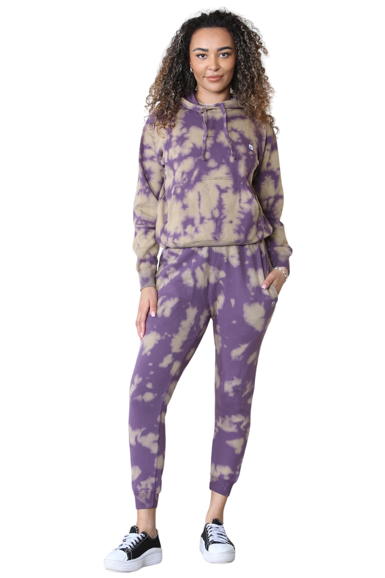 Bahobwomens Tracksuit Set Tie Dye Printed Piece Women Track