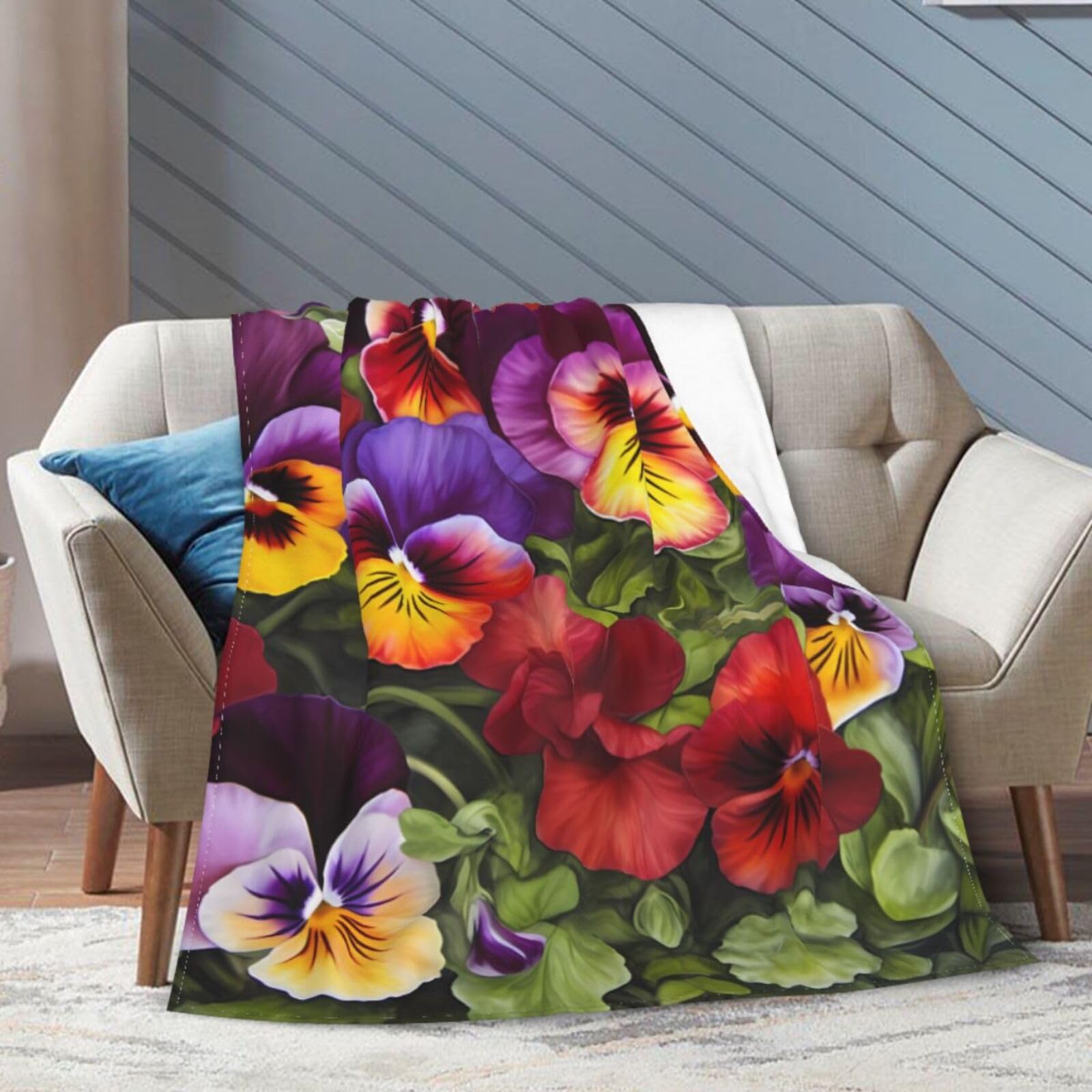 Couverture pelucheuse ultra douce, plaid canapé léger toutes saisons