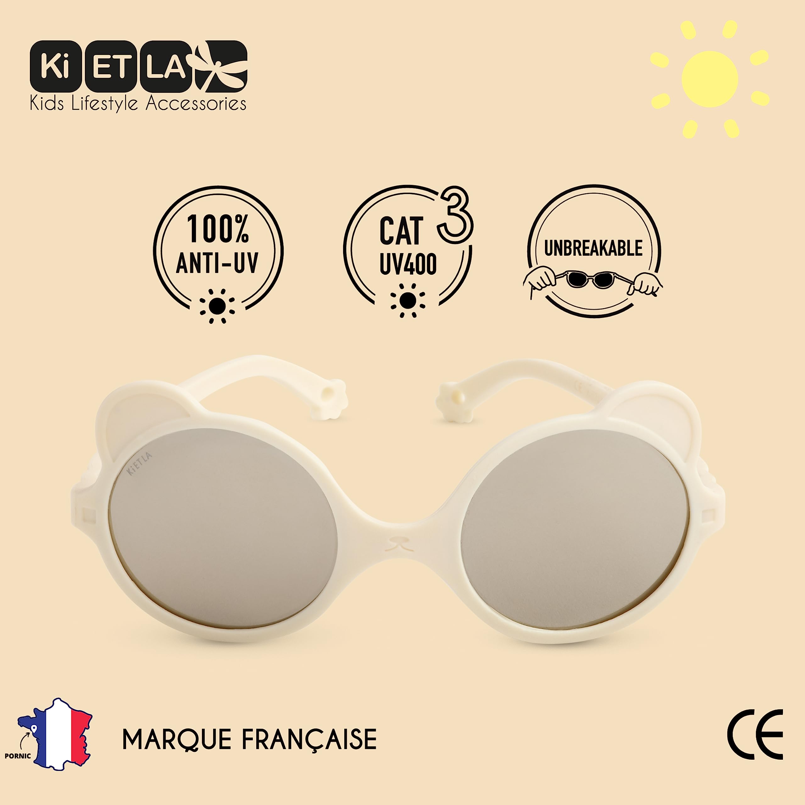 Ki ET LA Ourson Gafas Unisex bebé