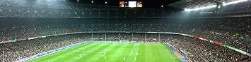 Artsy Canvas Camp NOU Barcelona 36" x 9" Fabric Wall Sticker