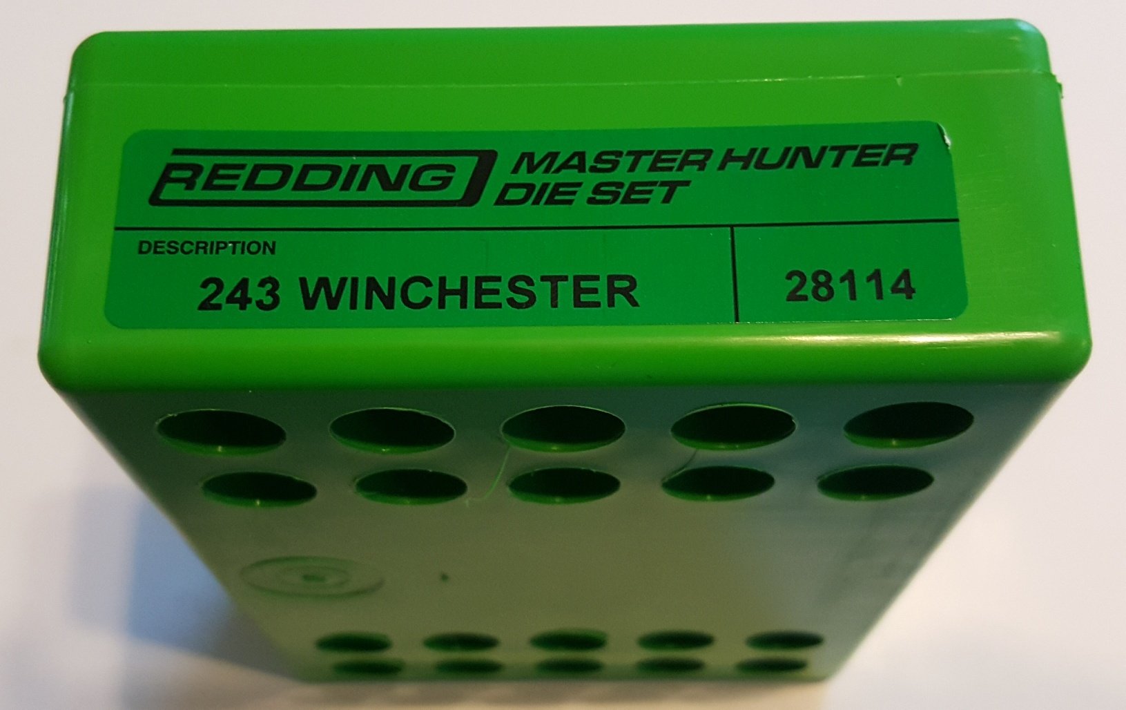 Redding Reloading 28114 Master Hunter (MH-C) Die Set (MH-C) 243 Win (Carbide)