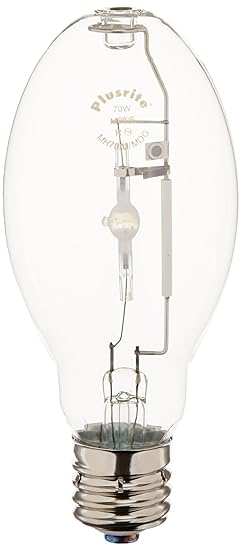 Plusrite 1011 70W ED28 Pulse Start Metal Halide Unprotected Arc Tube with Mogul Base