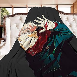 YHZLMF Jujutsu Kaisen Coperta Itadori Yuji, coperta calda per divano, diverse dimensioni, può essere utilizzata come arazzo da parete (Itadori Yuji3,130 x 150 cm)